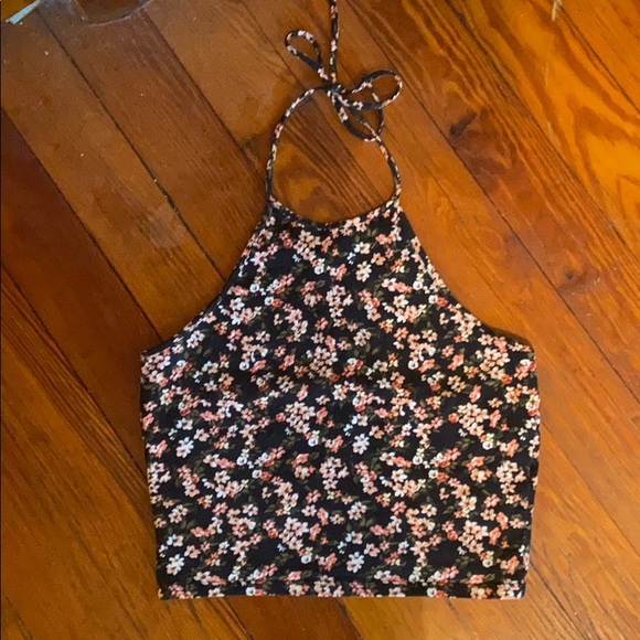Floral halter - Picture 1 of 2